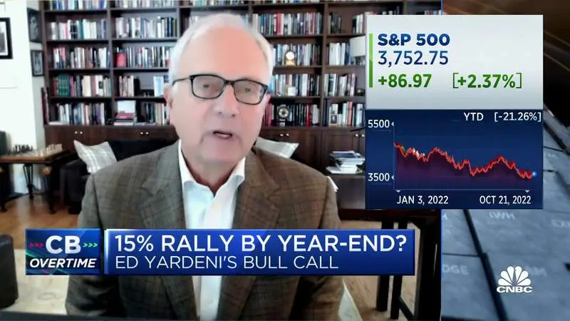 Markets will have a Santa Claus rally thanks to midterm tailwind, says Ed Yardeni