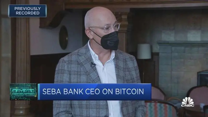 SEBA Bank CEO says institutional investors looking for right time to get in on crypto