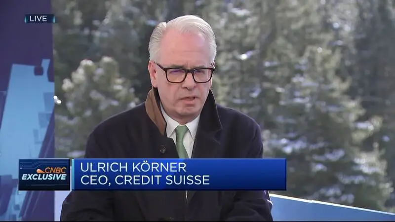 A more normalized interest rate environment is much better for the world, Credit Suisse CEO Körner says