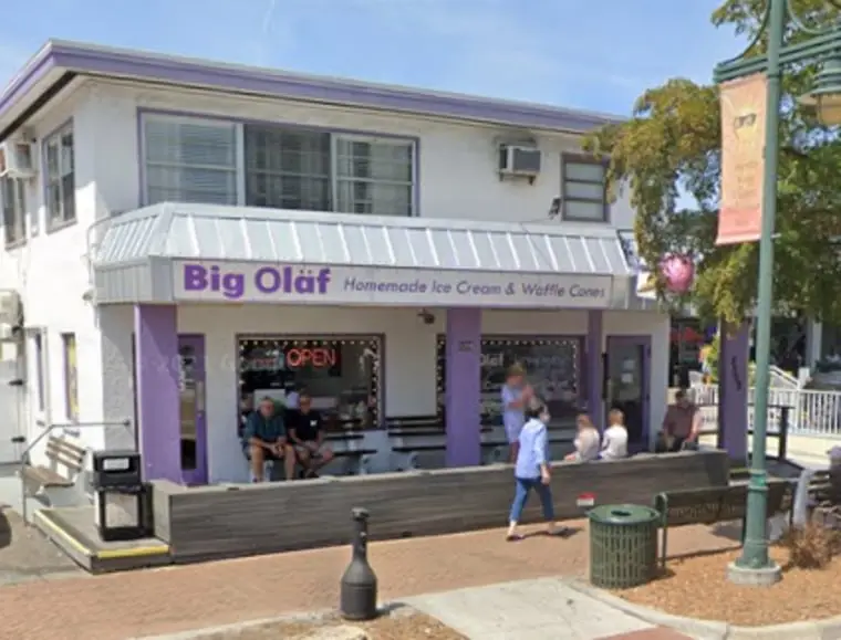 Big Olaf Creamery in Siesta Key, Fla.