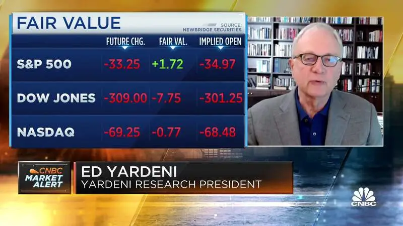 U.S. banking sector appears in much better shape than European counterparts, says Ed Yardeni