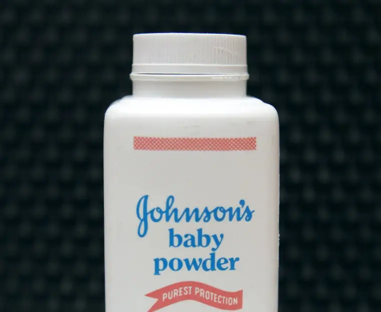 A bottle of Johnson's baby powder is displayed on April 15, 2011, in San Francisco. Johnson & Johnson is earmarking nearly $9 billion to cover allegations that its baby power containing talc caused cancer, more than quadrupling the amount that the company had previously set aside to pay for its potential liability. Under a proposal announced Tuesday, April 4, 2023, a J&J subsidiary will re-file for Chapter 11 bankruptcy protection and seek court approval for a plan that would result in one of the largest product-liability settlements in U.S. history.