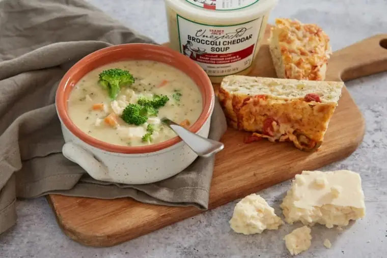 Unexpected Broccoli Cheddar Soup.