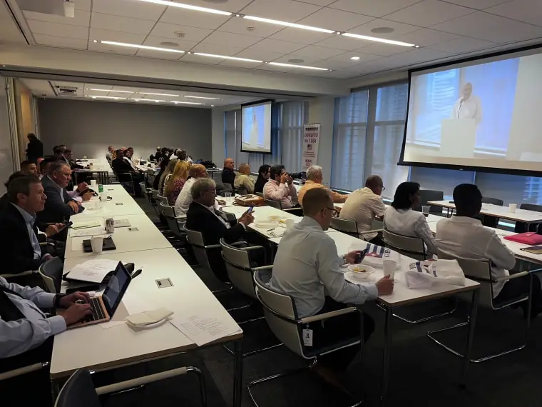 Participants attend a Cuban entrepreneurs conference in Miami.