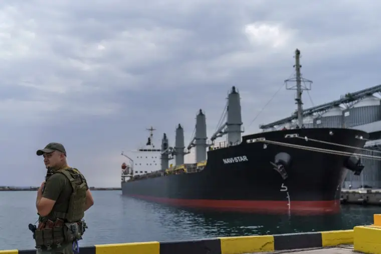 Russia has repeatedly fired missiles and drones at Ukrainian ports key to sending grain to the world. Moscow has declared large swaths of the Black Sea dangerous for shipping.