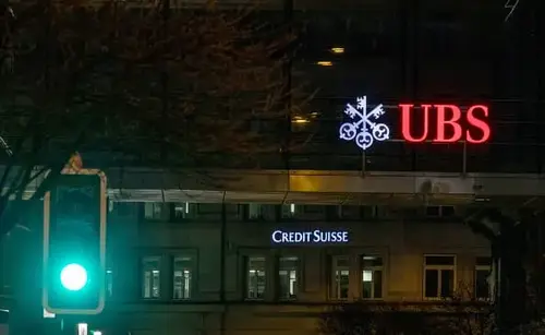 UBS shares slide 14%, Credit Suisse craters 62% after takeover deal