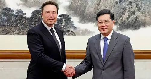 Elon Musk meets Chinese foreign minister, who calls for ‘mutual respect’ in U.S. relations